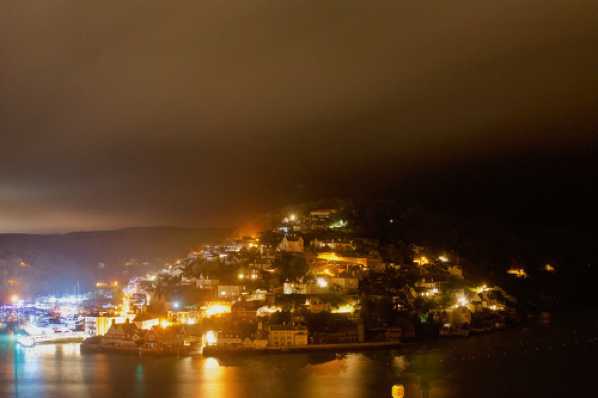 15 March 2020 - 00-22-38 
Even more lit up the following night. It's probably easier to self isolate in Kingswear than it is in Fulham or wherever.
--------------
Kingswear general view at night